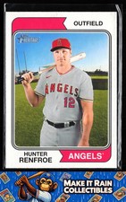 Hunter Renfroe 2023 Topps Heritage #269 Los Angeles Angels Baseball