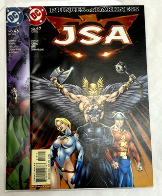 JSA ''Princes of Darkness'' INCOMPLETE 46 47 BAGGED DC COMICS ADULT OWNED