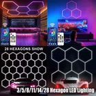 Hexagon LED Lighting Honeycomb Ceiling Light Car Wash Beauty Station Office Lamp