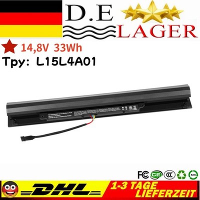 33Wh L15L4A01 AKKU für Lenovo Idea pad 100-14IBD 100-15IBD 110-15ISK L15L4E01