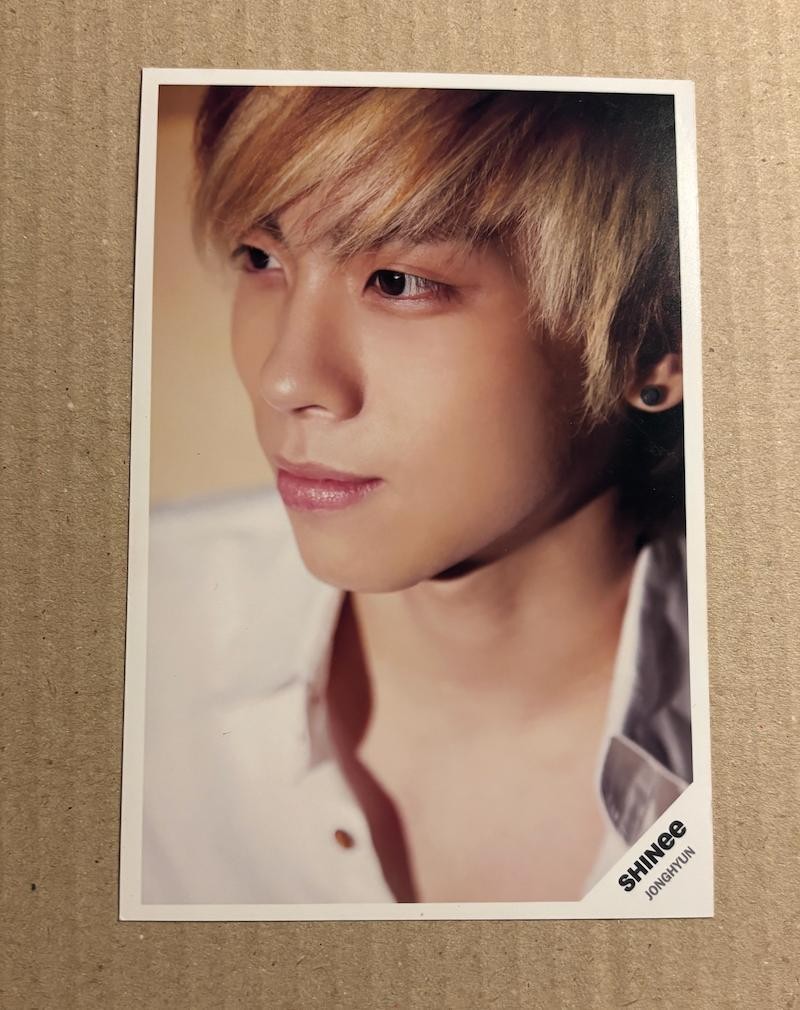 Anillo Postal Oficial SHINee Jonghyun Ding Dong K-Pop