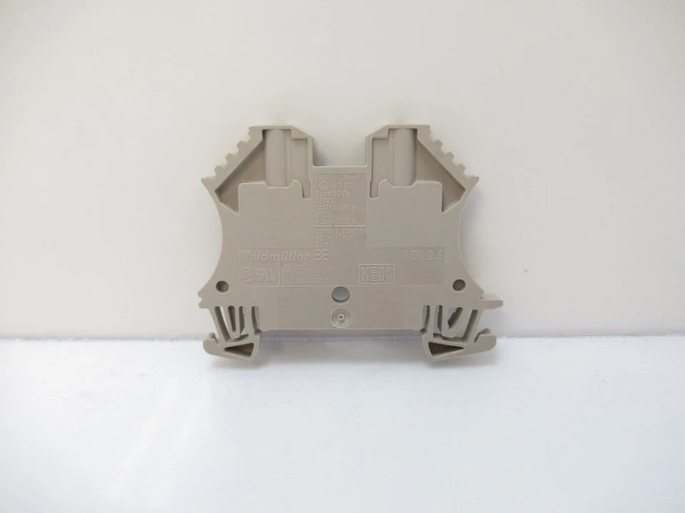 Weidmuller 1020000000 WDU 2.5 Terminal Block Screw Connection, Sold By Unit - Image 2 of 4