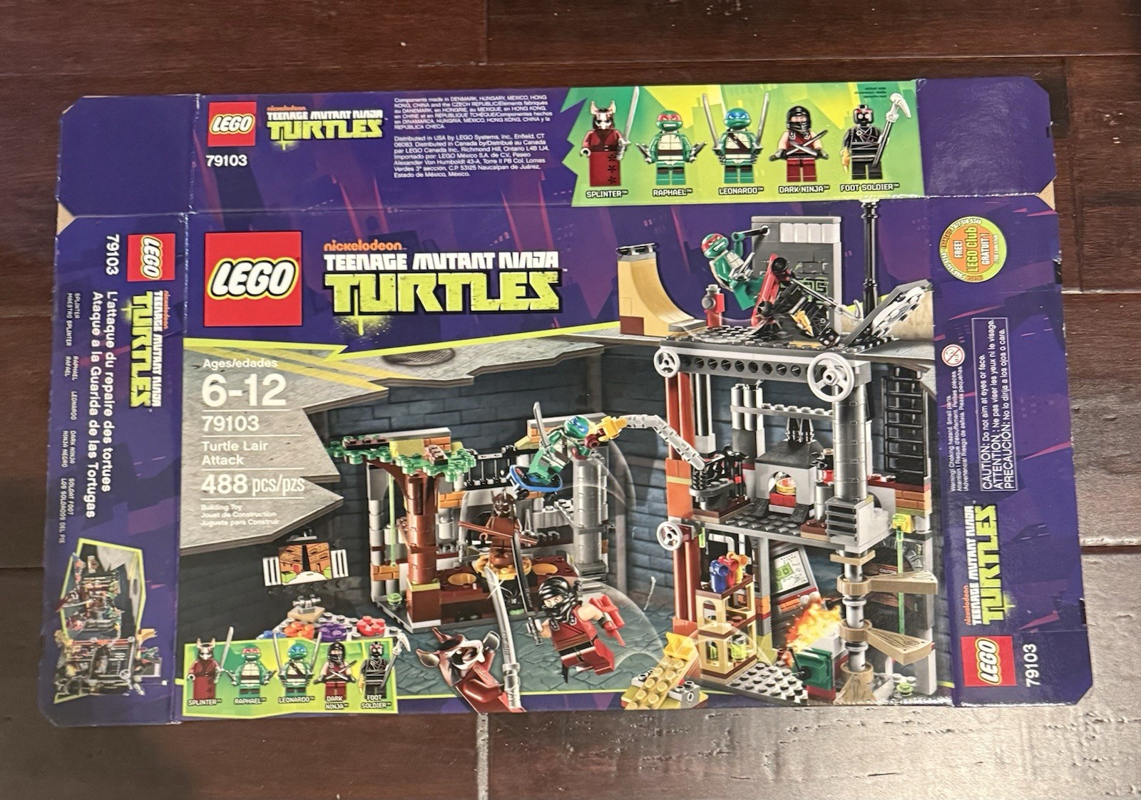 LEGO Teenage Mutant Ninja Turtles: Turtle Lair Attack (79103