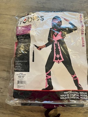 rubies Pink Crystal Ninja Child Costume Size 10/12
