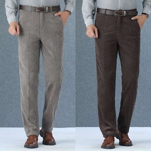Mens Corduroy Pants Sherpa Wool Lined 