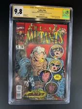 Cable # 150 CGC SS 9.8 Rob Liefeld & Zazie Beetz Signed New Mutants 87 Homage 