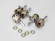 50K OHM VOLUME CONTROL AUDIO TAPER POTENTIOMETER WITH ON-OFF SWITCH - 5 PIECES