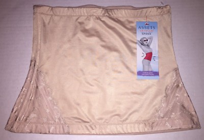 Spanx Waist Cincher Assets Luxe & Lean Lace Boned Shaping Firm Control Nude S