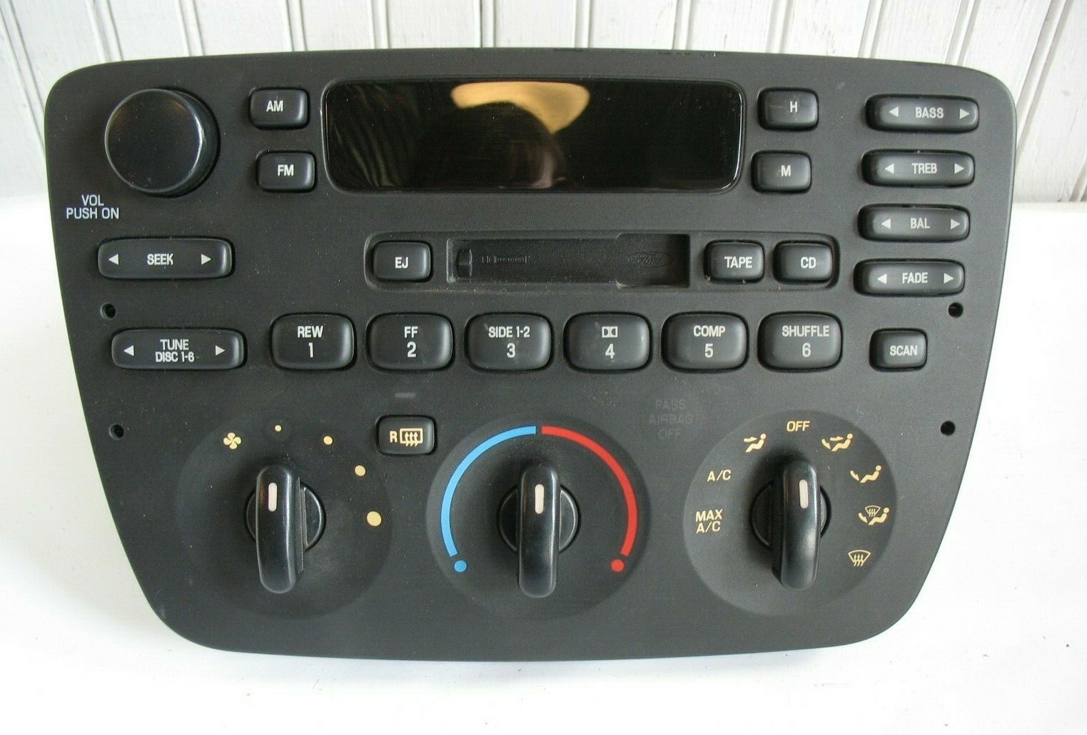 FORD CONTROL PANEL 2005-2007 FORD TAURUS RADIO/CASSETTE/CD UNTESTED | eBay
