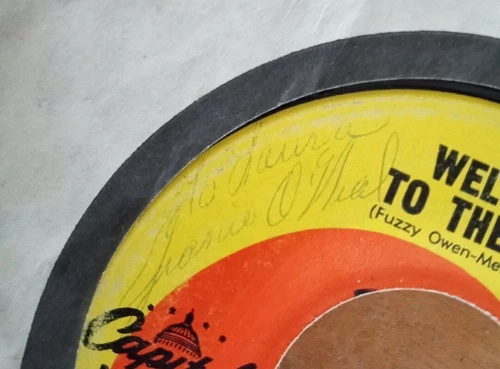 SIGNED! Bobby Durham/Jeanie O'Neal~It's Too Much Like Lonesome 45~Country Music - Picture 4 of 4