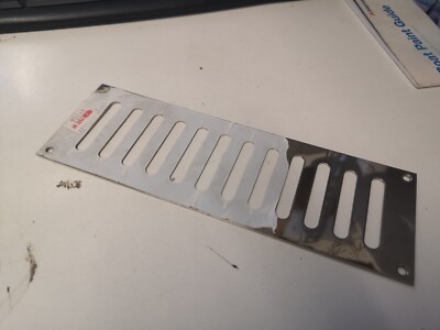 Offener Entlüfter aus poliertem Edelstahl 9 Zoll x 3 Zoll