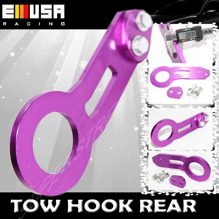 10PC Purple REAR Universal Anodized CNC Billet Aluminum JDM Tow Hook - Изображение 2 из 4