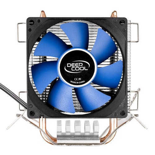 80mm CPU Fan Socket LGA1156 1155 AM3 Aluminum Heatsink Dual Copper Pipe Cooler - Picture 9 of 12
