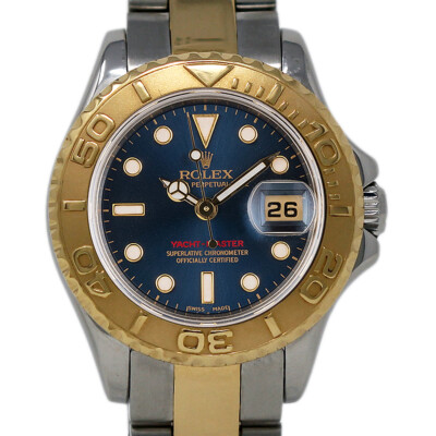 Rolex Yacht-Master 69623 29mm Ladies Steel Gold Blue Dial 1999