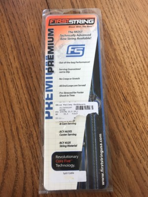 First String Premium Split Cable 33 3/4 Met. Bronze/ Black Ships N 24h