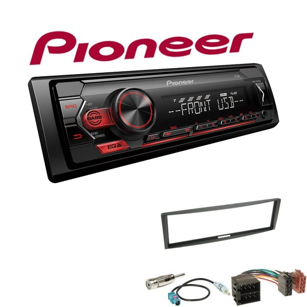 Pioneer 1-DIN Autoradio USB AUX Android Set FüR Renault Megane II 2003-2009-image