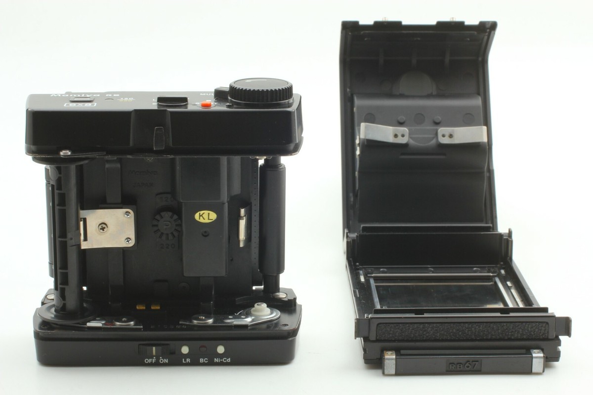 マミヤ Mamiya RB67 6x8 Motorized 120 220 MINT】 Mamiya RB67 120 220 6x8 Motorized Film Back For Pro