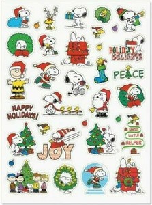 Immagini Natale Linus.Peanuts Natale Snoopy Woodstock Charlie Brown Linus Sally Lucy Adesivi Ebay