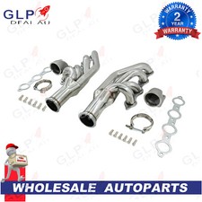 T-304 Turbo Exhaust Manifold +PAIR Elbows Fit 04-13 Cadillac CTS 5.7L/6.0L/6.2L