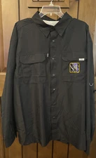 Realtree Men's Size XL(46/48) Long Sleeve Hunting Guide Shirt Black Snaps NWT