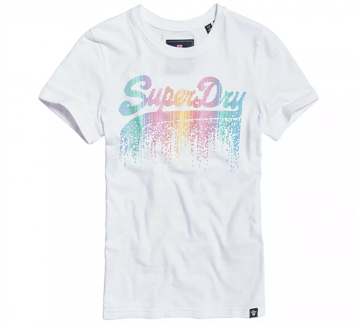 superdry white t shirt womens
