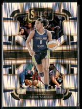 2024 Panini Select WNBA #39 Satou Sabally Silver Flash Prizms