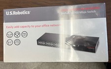 USRobotics  USR997924B 24-Ports External Switch New Sealed In Box