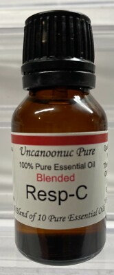 Resp-C 100% Pure Essential Oil 15 mL, Respiratory Support, Relief,  All Natural