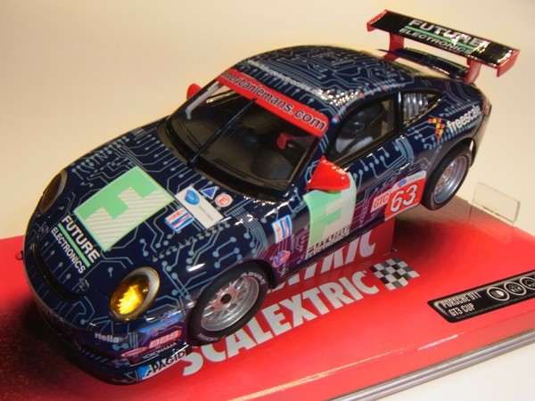 Scalextric Porsche 911 GT3 Cup Richard FüR Autorennbahn Slotcar 1:32-image