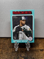 2024 Topps Heritage High Number - #641 Anthony Molina (RC) - Aqua Border