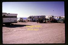 Dune Buggy Car & Trucks w/ Camper Trailers in 1969, Original Slide g28b