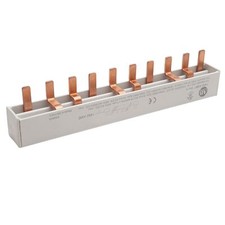 Allen Bradley 1492-A3B1 Bus Bar 3-Phase, 100A, 10 Pins *Cut into 7in Length*