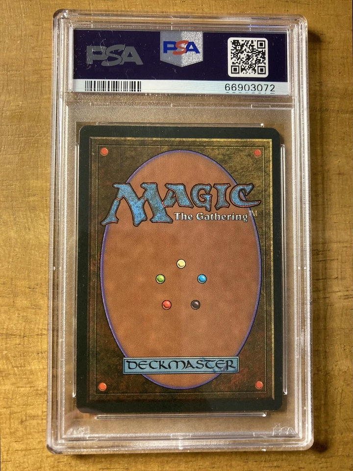 MTG ✨HIGH TIDE ✨Fallen Empires PSA 9 MINT 1994 A. Maddocks Artwork Pop 2 ! - Image 2 of 2