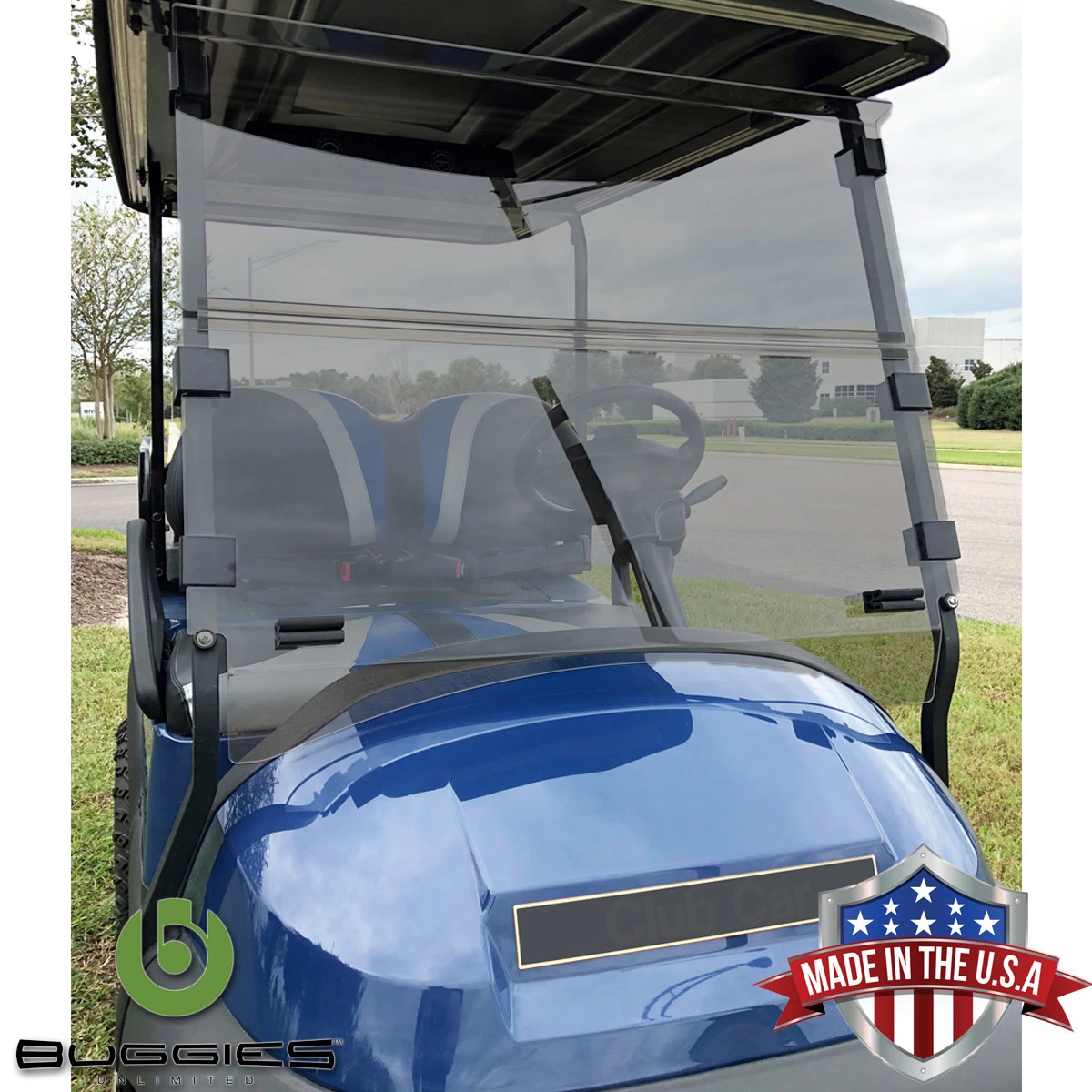 Buggies Unlimited Club Car Precedent Folding Golf Cart Tinted