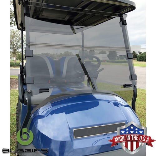 Buggies Unlimited Club Car Precedent 2004-Up Folding Golf Cart Tinted Windshield Quick 09-077