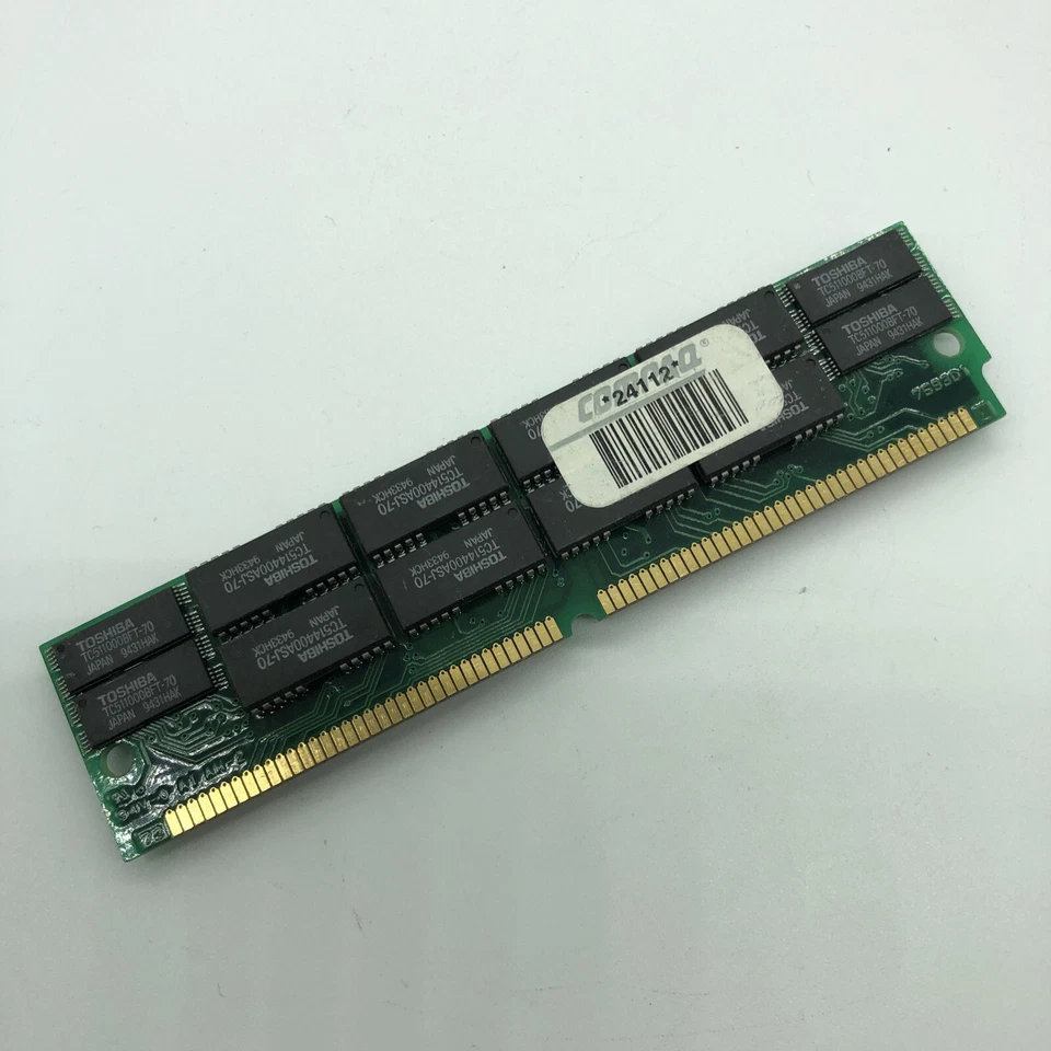 8MB Total Ram ( 2x ) 4MB FPM PARITY SIMM 72-PIN 2X36 Memory Kingston Toshiba TI - Image 2 of 4