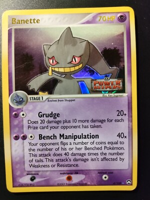 Banette Set EX Power Keepers 4/108 Rare Holo Stamped Card Pokemon Karte ENG