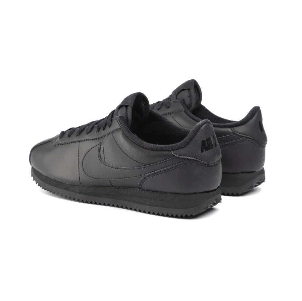 Nike Cortez Basic Leather OG - 2018 - Triple Black - Size UK 8 (EU