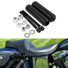 6.5" Crash Bar Shock Sliders Mounts For Harley Dyna Low Rider FXDL FXD EFI FXDI