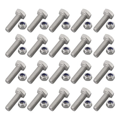 Für Schneefräsen Schnecken Scherstifte Schrauben & Muttern zuverlässige Verbindung 20 Sets.