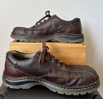 Dr Marten Oxford Preppy Y2k Durable Shoe Men 11 Wide Brown Lace Up DR. MARTENS Men main image 3