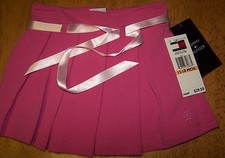 NWT TOMMY HILFIGER TH Pink pleated SKOOTER SKIRT 12-18 mo OR 18-24 mo