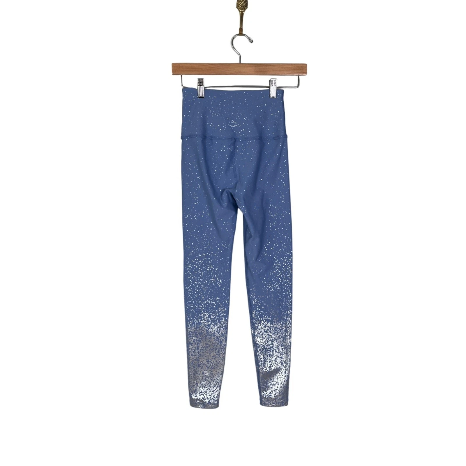 beyond-yoga alloy ombre midi metallic workout gym leggings