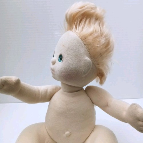 Mein Kind Puppe Junge blonde glatte Haare aquablaue Augen - Bild 16 von 16
