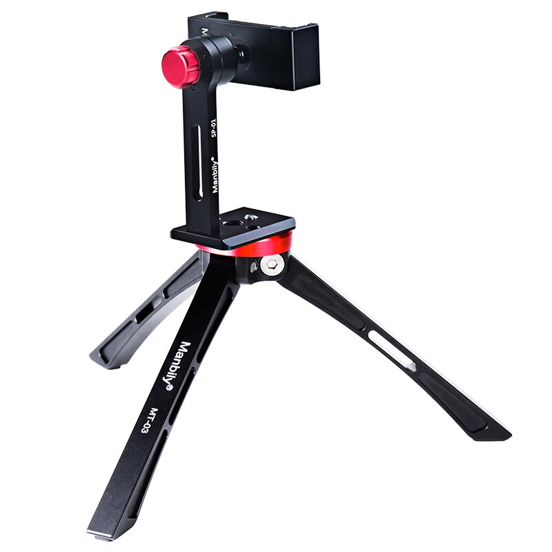 Mini trípode de escritorio universal para mesa trípode base soporte para teléfono cámara Foto 4 de 4