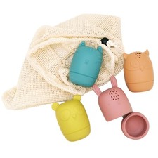 Mold Free Silicone Bath Toys, Toddler Water Toy, Bathtub toys 1-3, Infant Bath