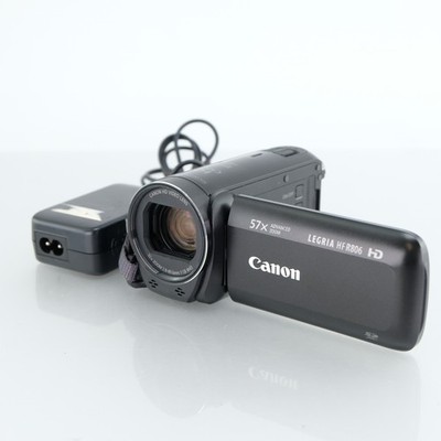 Canon Legria HF R806 Camcorder HD Video Camera 32x Zoom Full HD Vlogging Black