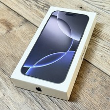 Original Apple iPhone 16 Pro Max 1TB Black Titanium Empty Box Only