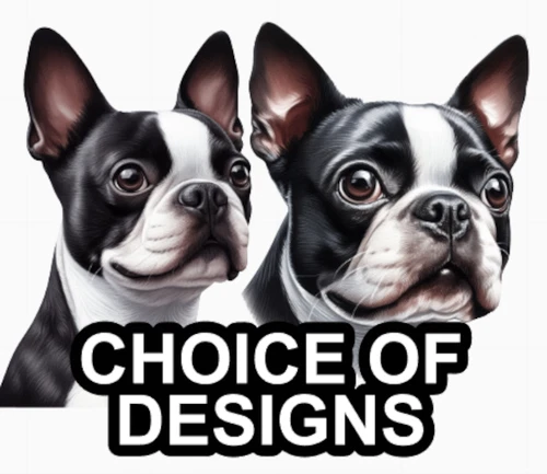 Boston Terrier Self Adhesive Dog Sticker