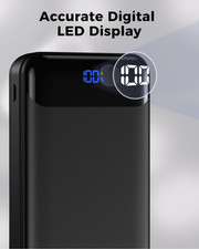 Portable Charger Power Bank 40000mAh Powerbank PD 30W and QC 4.0 Fast Charging